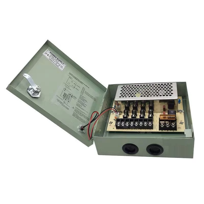 BOITIER D'ALIMENTATION CAMERA 12V 5A 4CH SORTIE