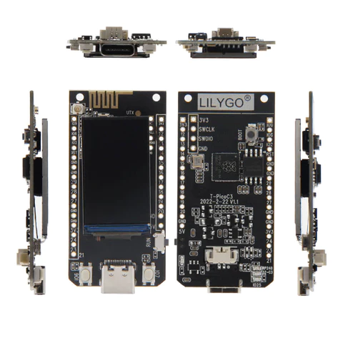 LILYGO T-PicoC3 ESP32-C3 Chip Raspberry Pi RP2040