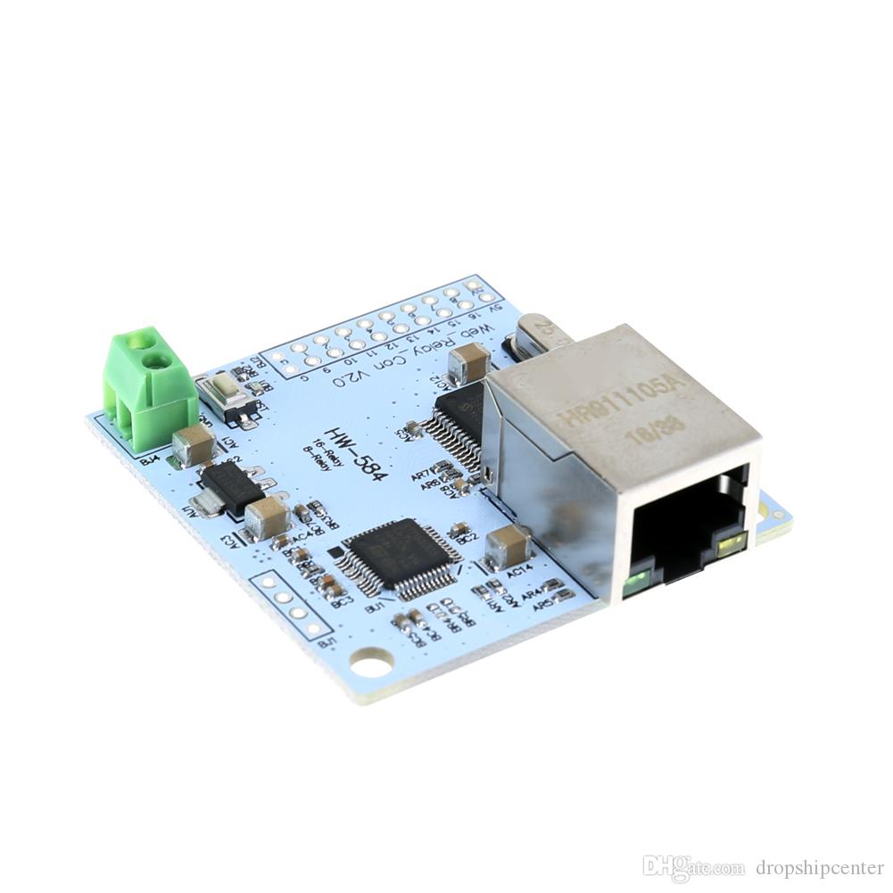 Commutateur de commande réseau Ethernet RJ45 de relais 8 canaux W5100