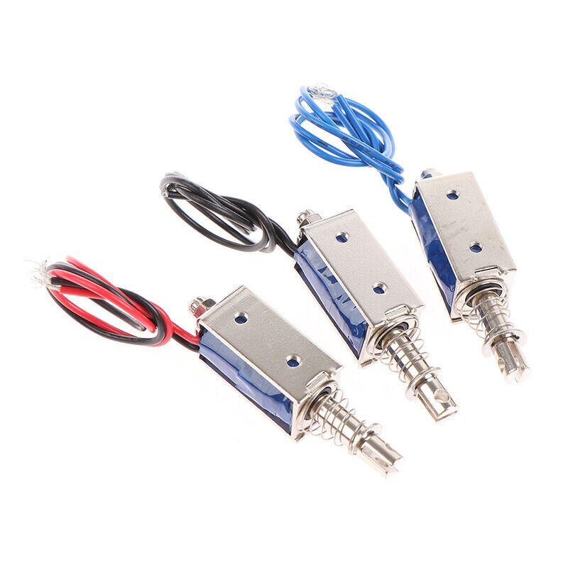 électroaimant solénoïde linéaire 12v dc  JF-0530B DC 6V 12V 24V