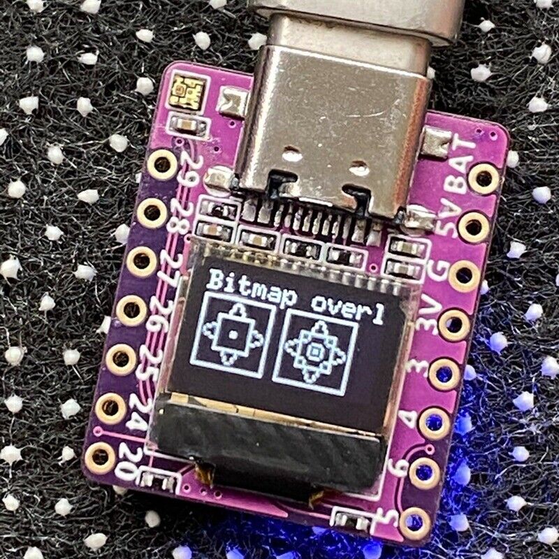 Carte de développement Raspberry Pi RP2040 Pico avec écran LCD 0,42 pouces