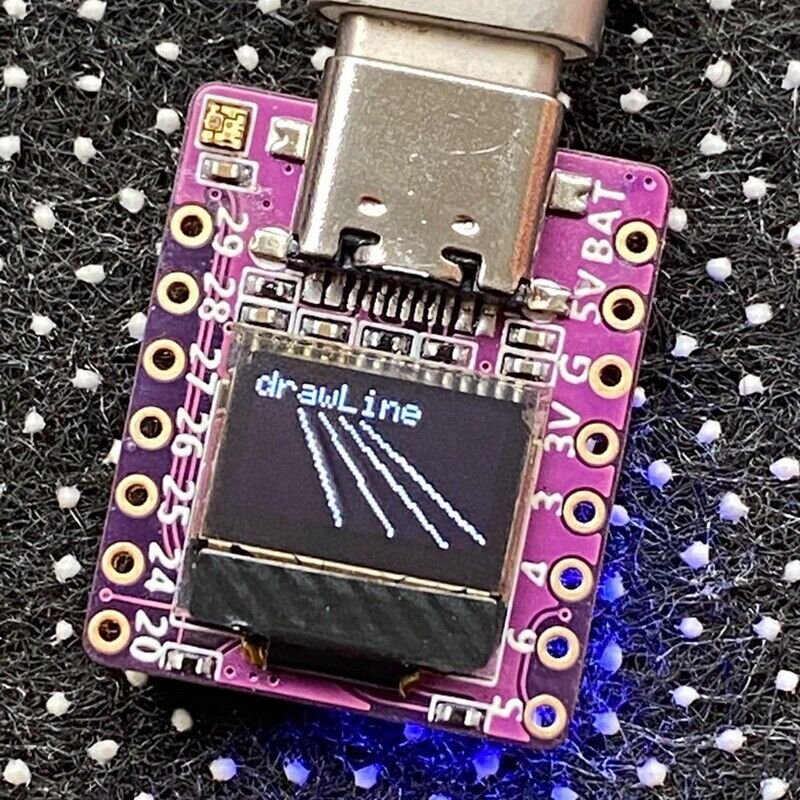 Carte de développement Raspberry Pi RP2040 Pico avec écran LCD 0,42 pouces