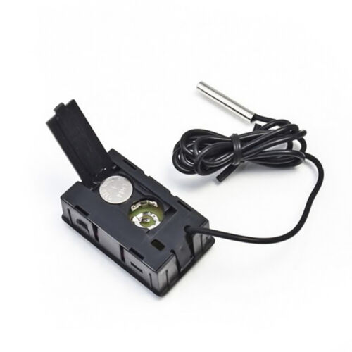 Mini thermometre LCD de temperature -50 ~ 110 °C (Noir)