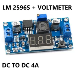 Convertisseur Abaisseur DC-DC lm2596 A 3.2V / 40V TO 1.3V / 35V Avec Voltmètre