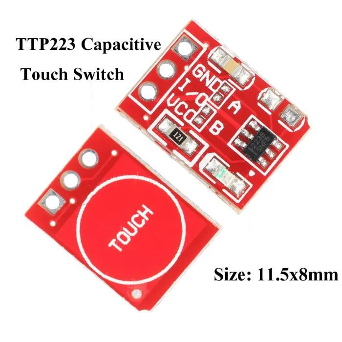 interrupteur tactile digital capacitif TTP223