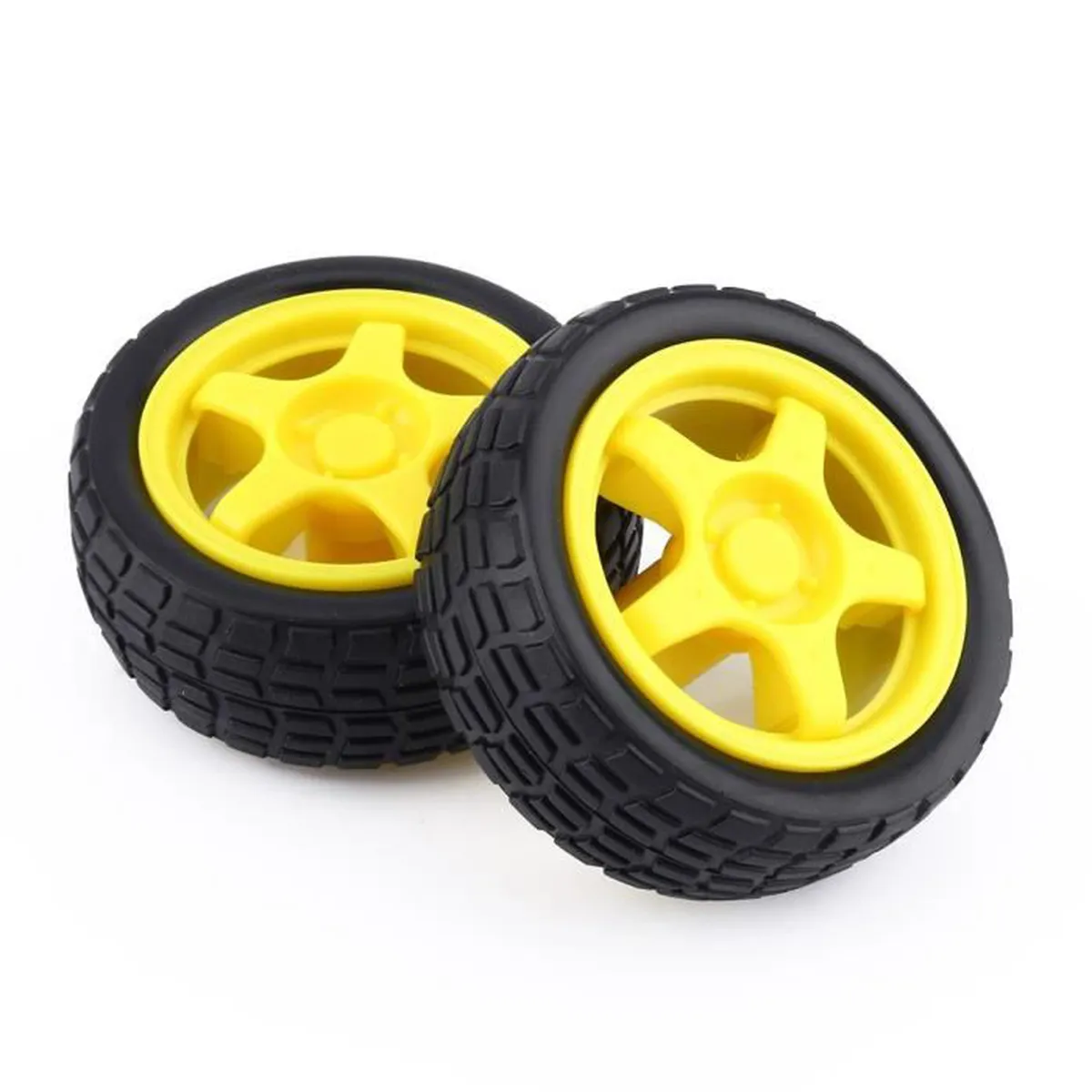Roue de pneu en plastique  pour Arduino SmartCar.